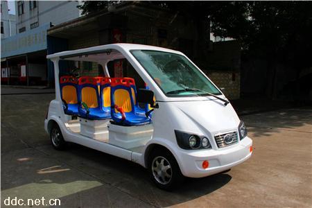  8座敞开式公交座椅四轮电动观光车